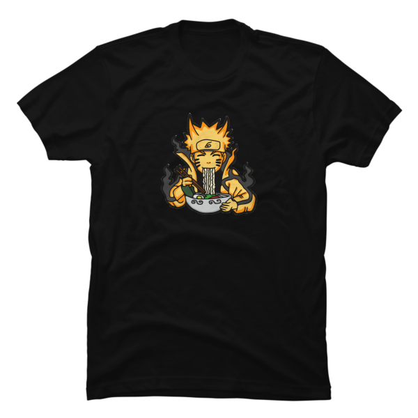 naruto eating ramen t-shirt